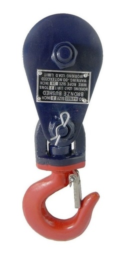 [GM-14GANCHO113CH] Polea Con Gancho De Eslinga  Patesca  3  2Ton Carga