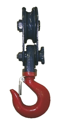 [GM-14GANCHO115CH] Polea Con Gancho De Eslinga  Patesca  6  8T Carga