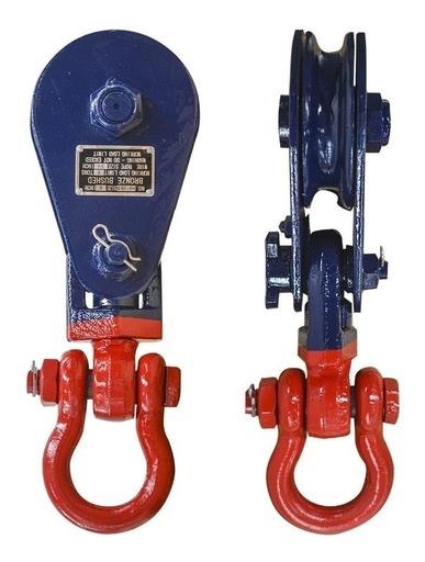 [GM-14GANCHO123CH] Polea Con Grillete De Eslinga 12 , 8 Ton, Karlen