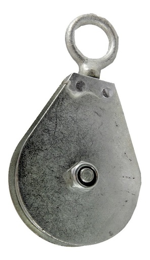 [GM-14GARRUC137CH] Garrucha Giratoria Para Cable Galvanizado 3  76Mm