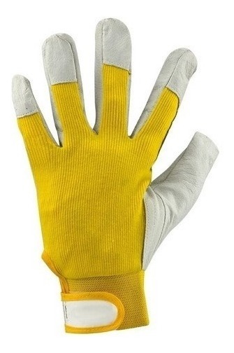 [GM-14GUANTE120CH] Guantes De Piel De Cerdo Con Algodon Med   