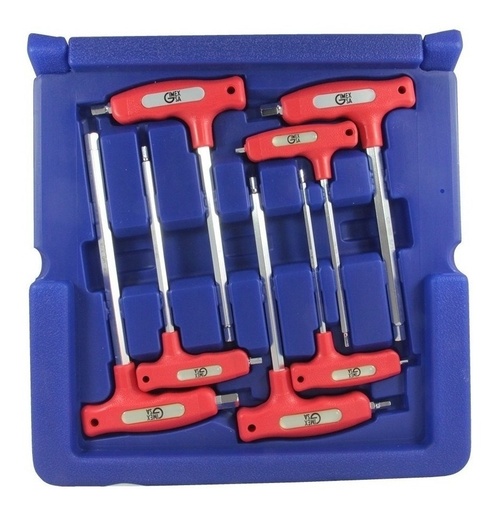 [GM-14JGOALL090JE] Llaves Allen  T  3/32 -3/8  H733238 (7 Piezas) Nuevo