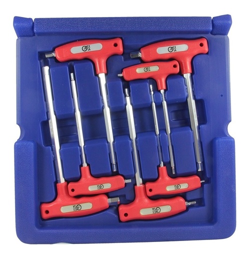 [GM-14LLAVEA028SM] Llaves Allen  T  3/32 -3/8  H733238 (7 Piezas)