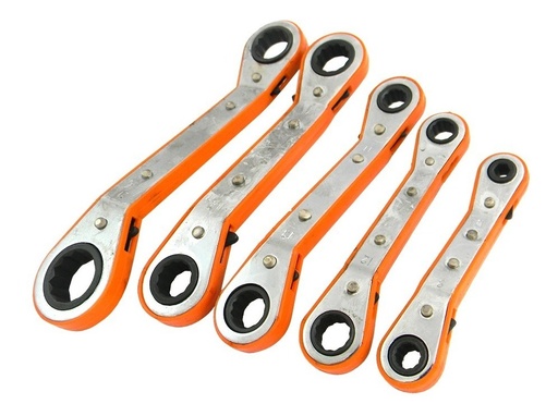 [GM-14LLAVEA029SM] Llaves De Matraca Estriadas Std 112409 (5 Piezas)