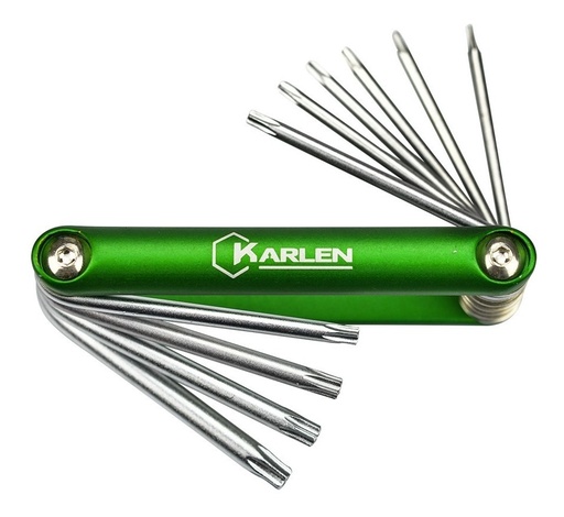 [GM-14LLAVEA044SM] Llaves Tipo Torx T6/T30 Ht6-T30 (10 Piezas)