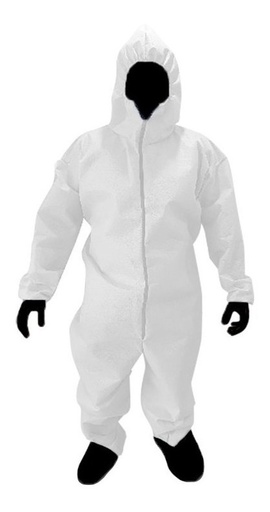 [GM-14OVEROL006SM] Overol De Seguridad Desechable Antimicrobial Blancoplus