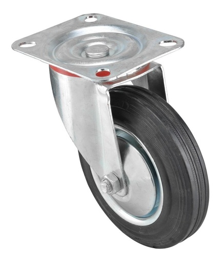 [GM-14RODAJA144CH] Rodaja Industrial 160Mm Placa Giratoria Con Balero Dk008Ps06