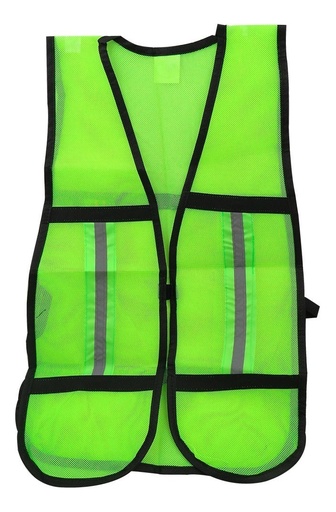 [GM-14SEGURI068SM] Chaleco De Malla Verde Con Reflejante Unitalla