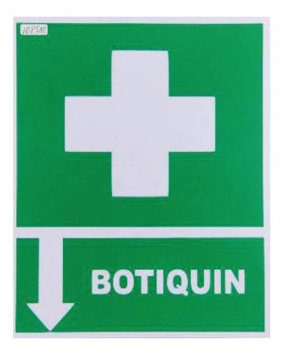 [GM-14SEGURI113KA] Señal  Botiquin  20X25Cm