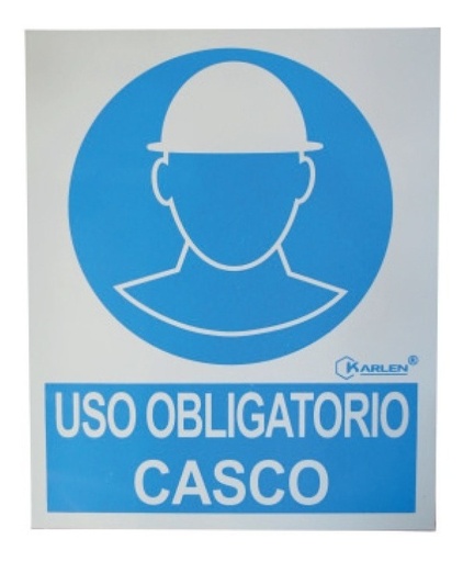 [GM-14SEGURI147KA] Señal  Casco  30X45Cm