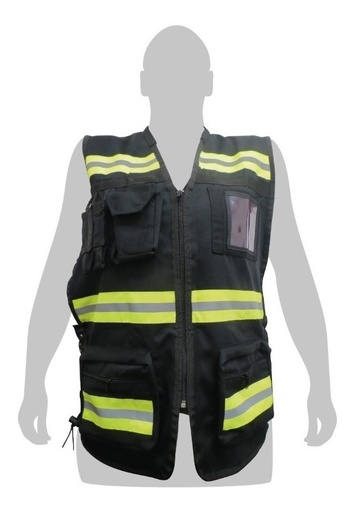 [GM-14SEGURI213SM] Chaleco Brigadista Para Motociclista Con Reflejanteplus