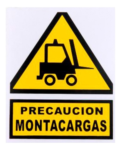 [GM-14SEGURI240KA] Señal  Montacargas  20X25Cm