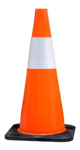 [GM-14SEGURI263CH] Cono Naranja De Seguridad Pvc 450Mm Base 270X270Mm