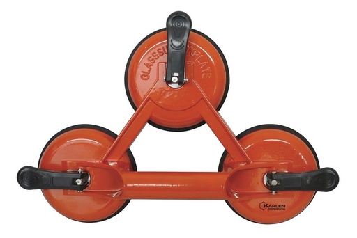 [GM-14SUJETA007CH] Sujetador Para Cristal  Triple  Aluminio 135Kg Bt-A3