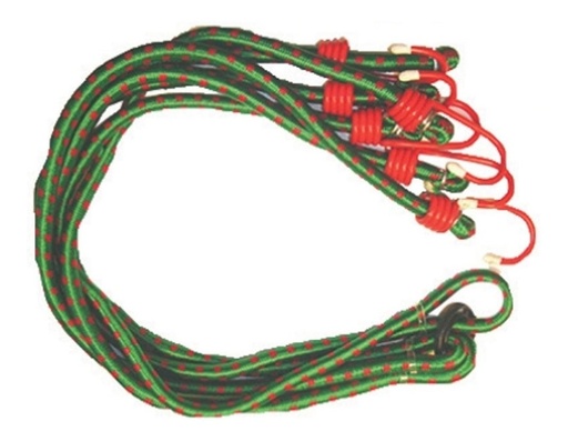 [GM-14TENSOR015SH] Tensor Elástico Forro Nylon 2 Ganchos 120Cm X 9Mm El Mejor