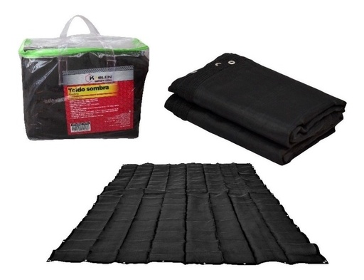 [GM-14TOLDOS004SM] Toldo Sombra Negro 70% 3.60x3mt Nuevo Oferta
