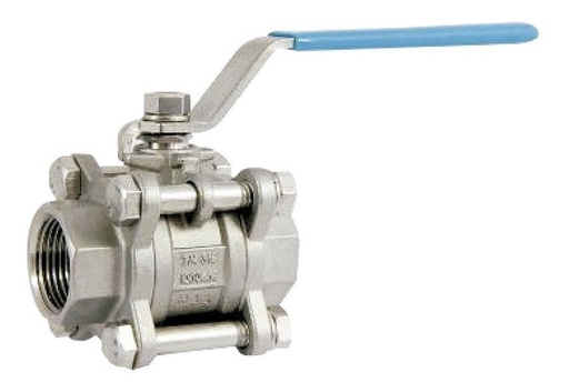 [GM-14VALVUL021AR] Valvula De Acero Inoxidable A-316 1  (3 Piezas)