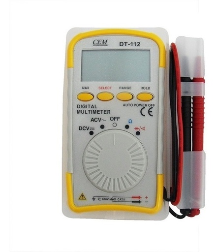 [GM-14VOLTSA007CE] Multímetro Digital Con 5 Funciones 500 V Producto Nuevoplus