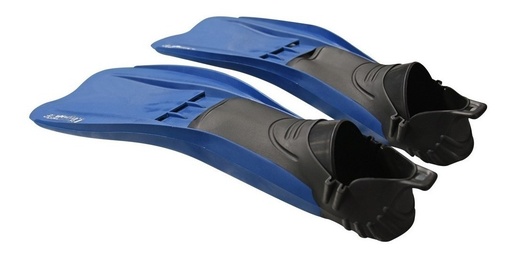 [GM-15ALETAS045SO] Aletas Para Natacion Profesionales Azules, 26 A 28.5cm Lagon