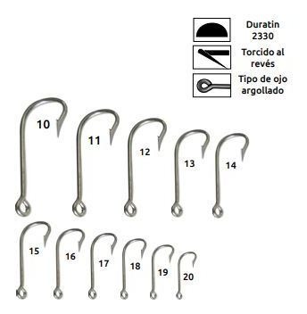 [GM-15ANZUEL012OK] Anzuelo Para Pesca 2330Dt 2 Mustad (50 Piezas)