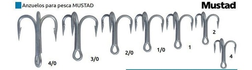 [GM-15ANZUEL092OM] Anzuelo Para Pesca 9430Ads 4 Mustad (50 Piezas)