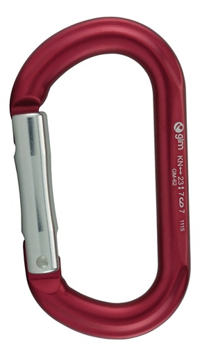 [GM-15BANDOL062HM] Mosqueton De Aluminio Oval Sin Seguro 23Kn Gm-62