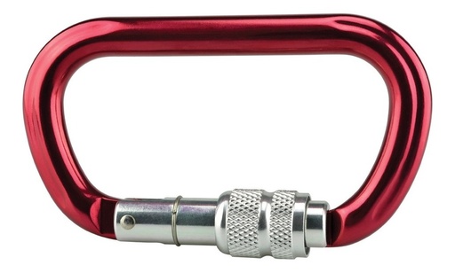[GM-15BANDOL065HM] Mosqueton De Aluminio Oval Con Seguro 25Kn Gim-65