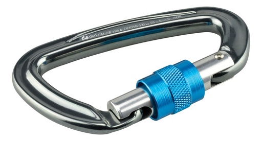 [GM-15BANDOL068US] Mosqueton De Aluminio Tipo D Con Seguro 25kn Gm-68
