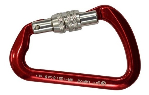 [GM-15BANDOL072HM] Mosqueton De Aluminio  Hms  Con Seguro 25Kn Gm-72