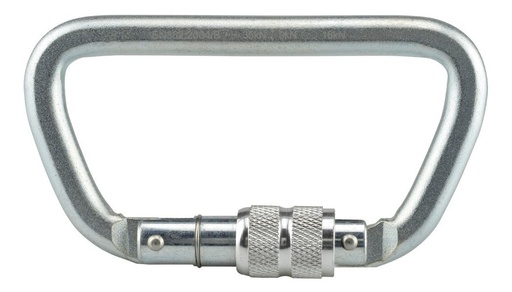 [GM-15BANDOL116NH] Mosqueton De Acero Tipo D Con Seguro 35Kn Gm-116