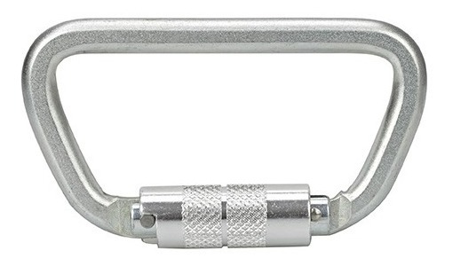 [GM-15BANDOL118NH] Mosqueton De Aluminio Tipo D Con Seguro 50Kn Gm-118