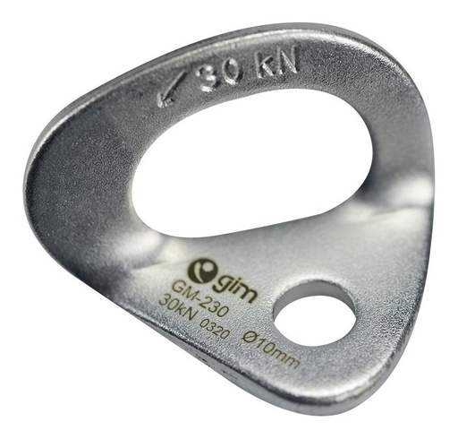 [GM-15BANDOL230HM] Plaqueta Para Anclaje De Acero Galvanizado 10Mm Gm-230