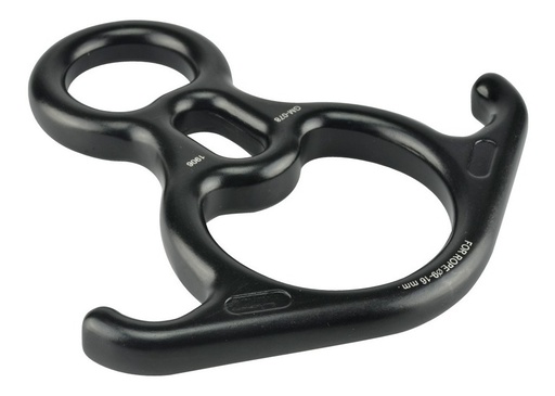 [GM-15BANDOL230NH] Descensor De Aluminio Fig.8 40Kn (Negro)
