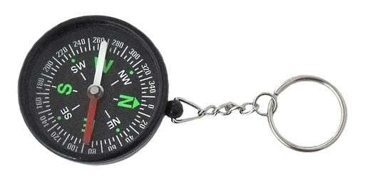 [GM-15BRUJUL028CC] Brujula De Plastico De Bolsillo 45Mm Con Llavero K47