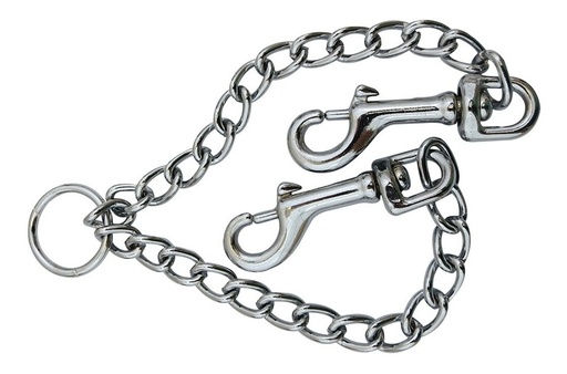 [GM-15CADENA094CH] Cadena Doble Para Perros 4.0Mmx600Mm