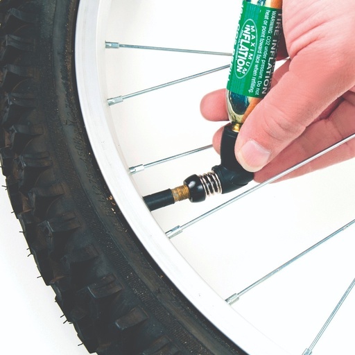 [GM-15CILIND007LL] Inflador Para Llantas Bicicleta Con 2 Cilindros Co2Plus