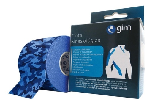 [GM-15CINTAK009CH] Cinta Kinesiologica Algodon 5 M Largo Resistente Gim