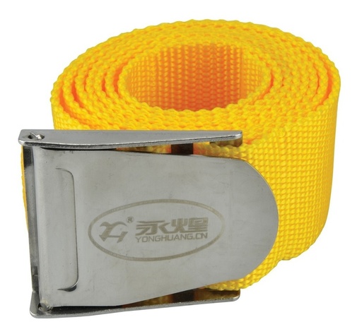 [GM-15CINTUR002CH] Cinturon De Buceo Con Hebilla Acero Amarillo