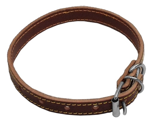 [GM-15COLLAR007SM] Collar De Piel No.7 Cuero De Ternera
