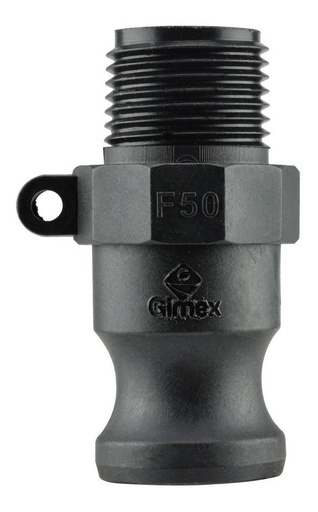 [GM-15CONEX-127CH] Adaptador Macho Pp Cuerda Npt Tipo F 1/2  Kf050pp