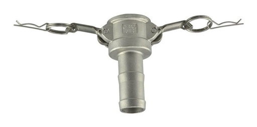 [GM-15CONEX-143CH] Conector Hembra Inox. Con Espiga Tipo C 1 1/2  C150-Ss