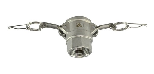 [GM-15CONEX-147CH] Conector Hembra Inox. Cuerda Npt Tipo D 1  D100-Ss