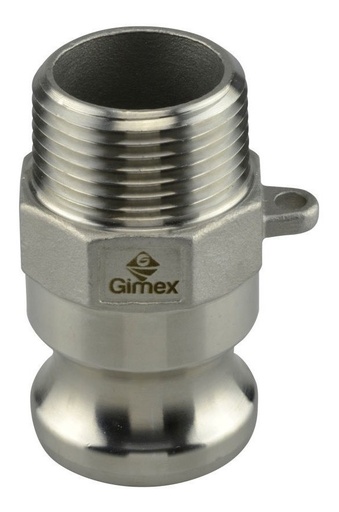 [GM-15CONEX-155CH] Adaptador Macho Inox. Cuerda Npt Tipo F 2  F200-Ss