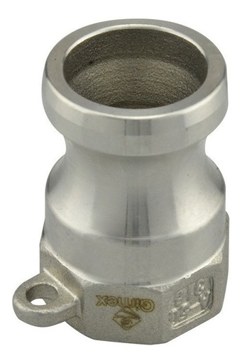 [GM-15CONEX-158CH] Adaptador Macho Inox. Cuerda Npt Tipo A 1/2  A50-Ss