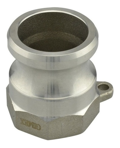 [GM-15CONEX-159CH] Adaptador Macho Inox. Cuerda Npt Tipo A 3/4  A75-Ss