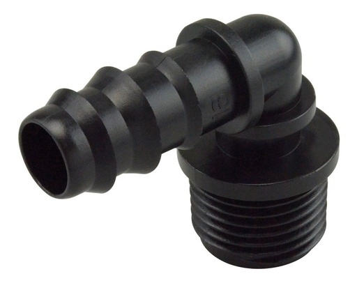 [GM-15CONEX-174CH] Codo De Plastico Tipo Macho Con Rosca 1/2  Ec021612