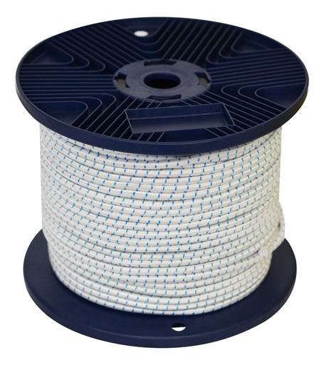 [GM-15CUERDA214LA] Cuerda Nautica Shock Cord 6Mm Blanco 100M G0601B100R