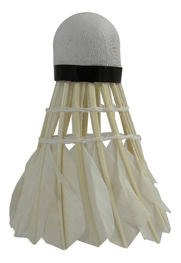 [GM-15GALLIT004CH] Pack Kit De 12 Gallitos Bádminton Plumas Los Mejores Prof
