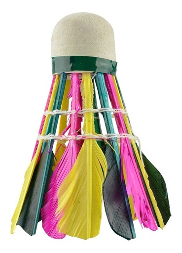 [GM-15GALLIT006CH] Pack Kit De 4 Gallitos Bádminton Plumas