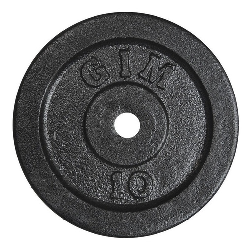[GM-15GIMNAS073SM] Disco Para Pesas Acero 10kg